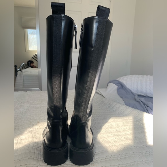 ZARA lace up chunky boots size 37 - Picture 5 of 5